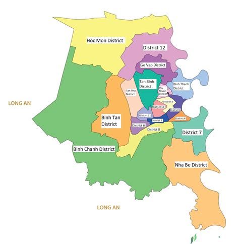 district map ho chi minh city